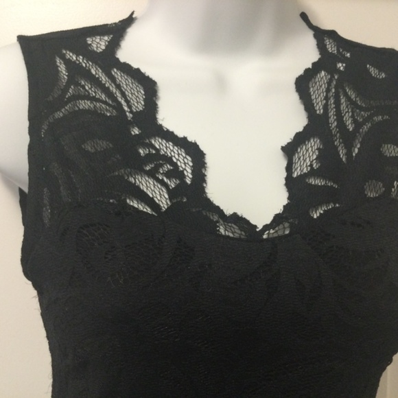 Black Lacey Dress - Picture 2 of 4